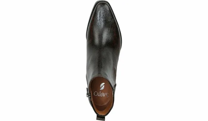 Booties Women Franco Sarto Sarto Asti Ankle Boot Espresso Snake Print Leather