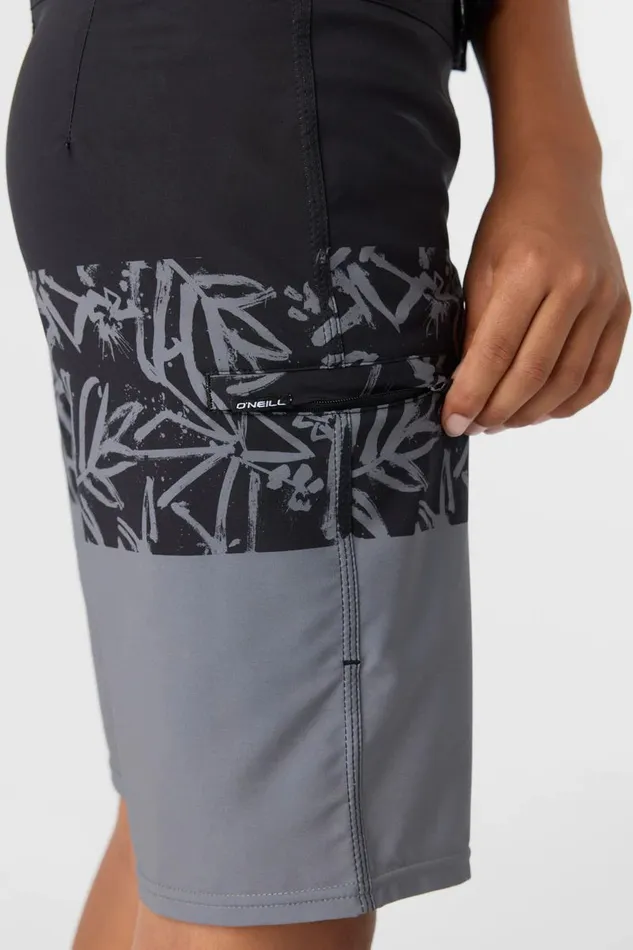 BOY039S HYPERFREAK HEAT BLOCK 17034 BOARDSHORTS Grey Kids O039NEILL Boy039S Clothing