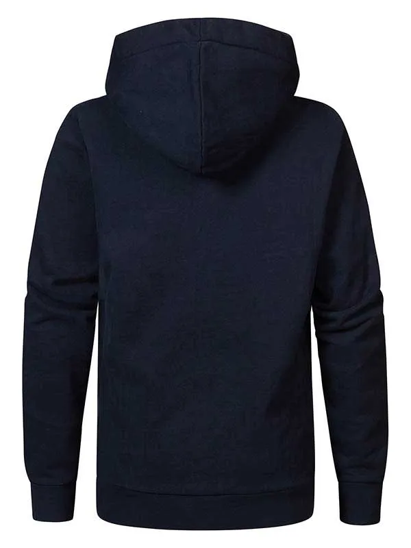 Boys Knits and Sweats Petrol Industries Hoodie With Logo Artwork Midnight Navy
