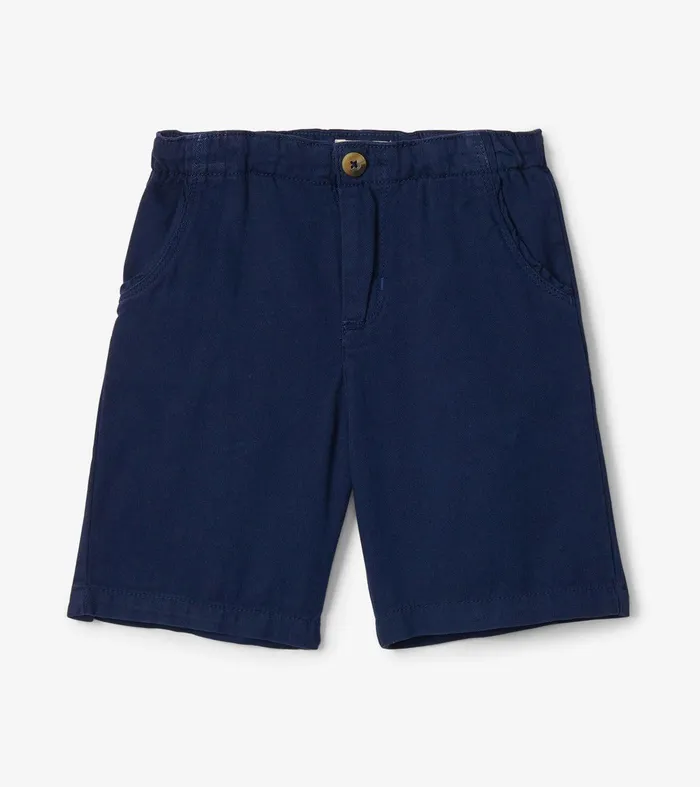 Boys Navy Twill Twill Shorts Hatley
