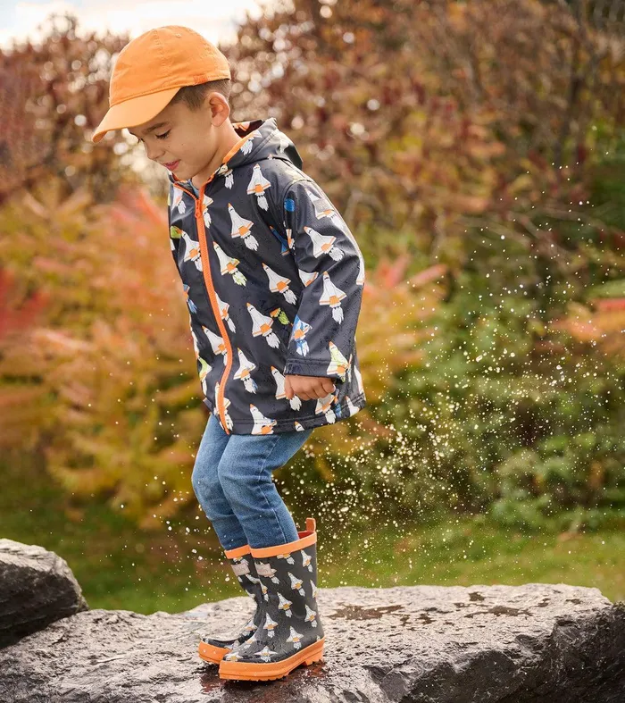 Boys Space Shuttles Matte Rain Boots Hatley