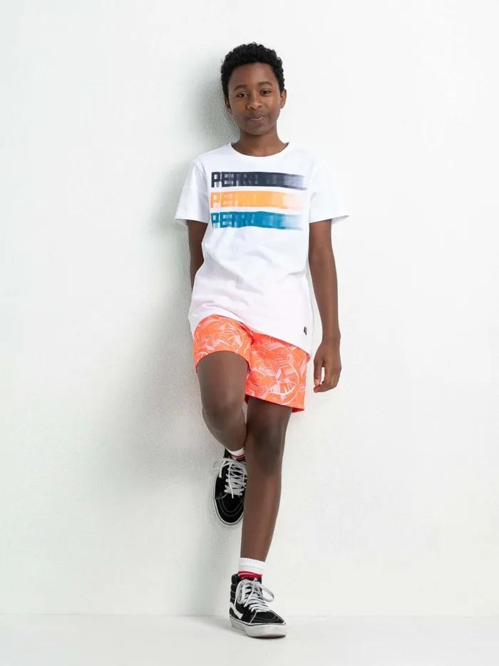 Boys TShirts Petrol Industries Artwork TShirt Bright White