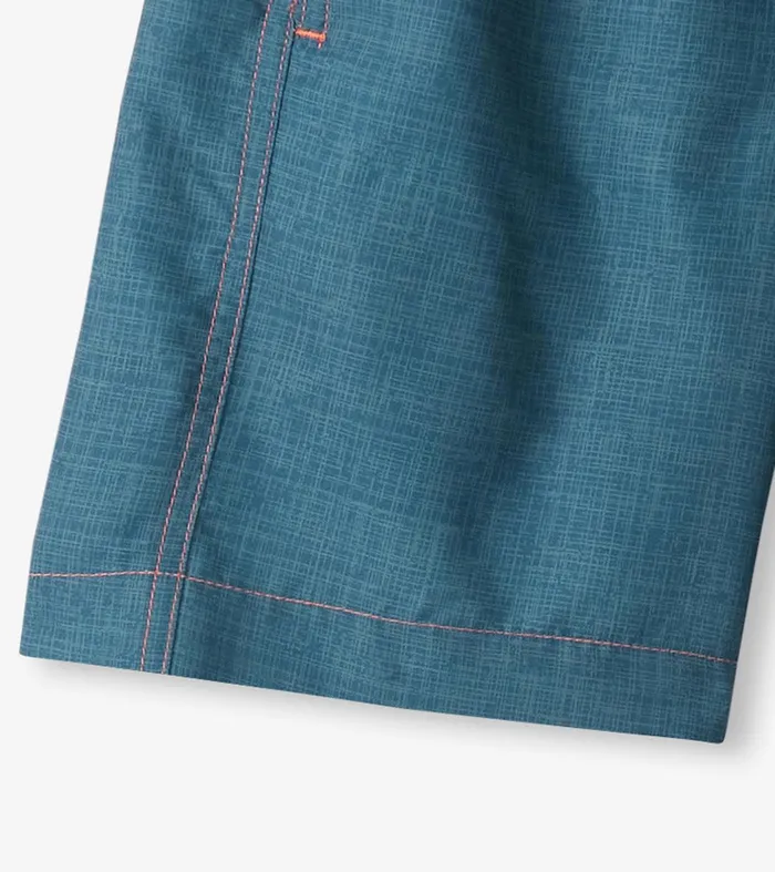 Boys Textured Shark Swim Trunks Hatley