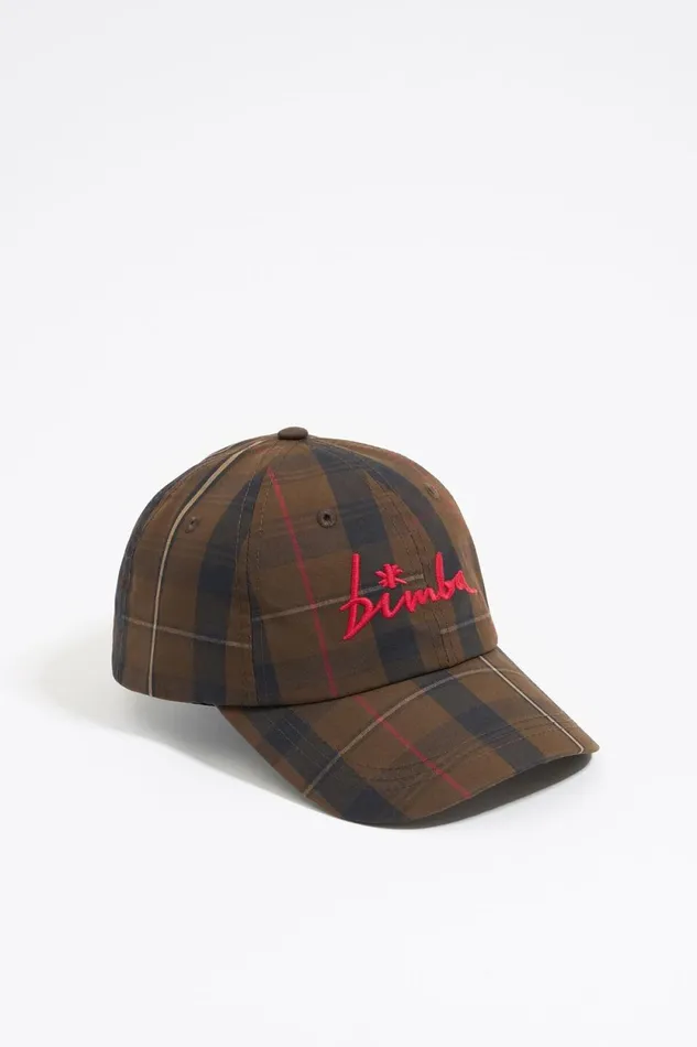 Brown Checked Cap Brown Women Bimba Y Lola Hats And Caps