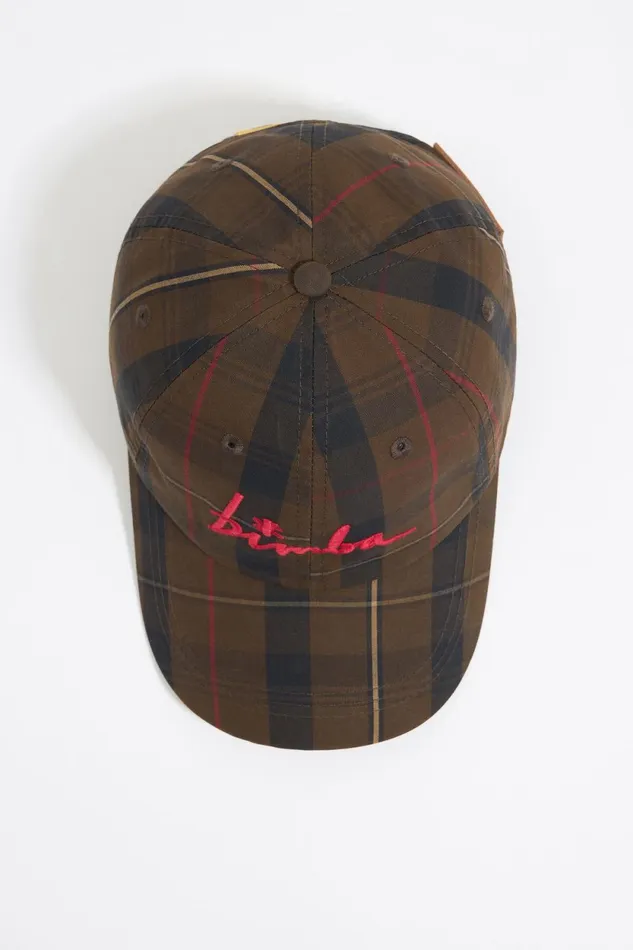 Brown Checked Cap Brown Women Bimba Y Lola Hats And Caps Brown Checked Cap Brown Women Bimba Y Lola Hats And Caps