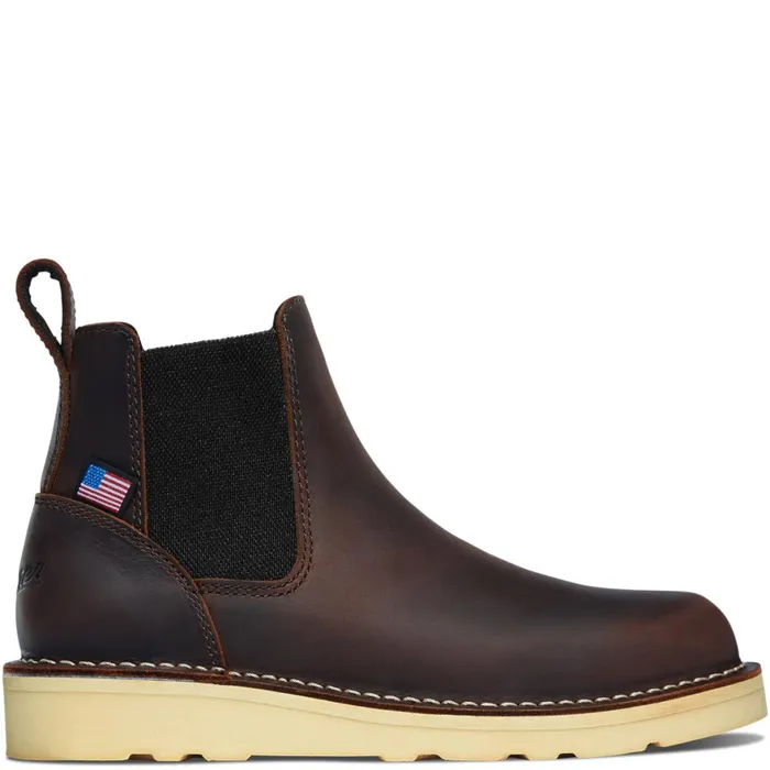 Bull Run Chelsea 5quot Brown Women Danner SlipOns and Chelseas