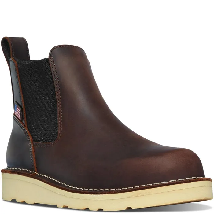 Bull Run Chelsea 5quot Brown Women Danner SlipOns and Chelseas