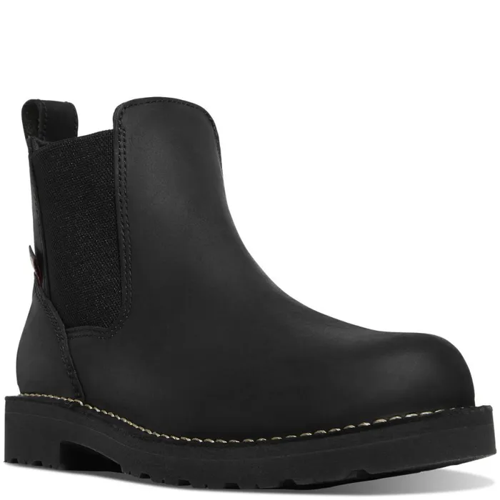 Bull Run Chelsea 6quot Black Men Danner SlipOns and Wellingtons