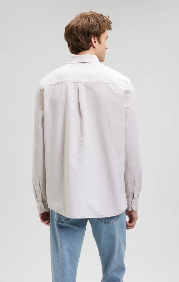 ButtonDown Long Sleeve Shirt In Silver Lining Men Mavi Jeans TShirts ButtonDown Long Sleeve Shirt In Silver Lining Men Mavi Jeans TShirts