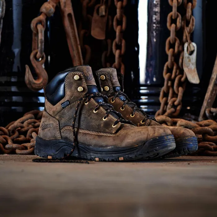 Caliper 6quot Brown Aluminum Toe Men Danner Boots