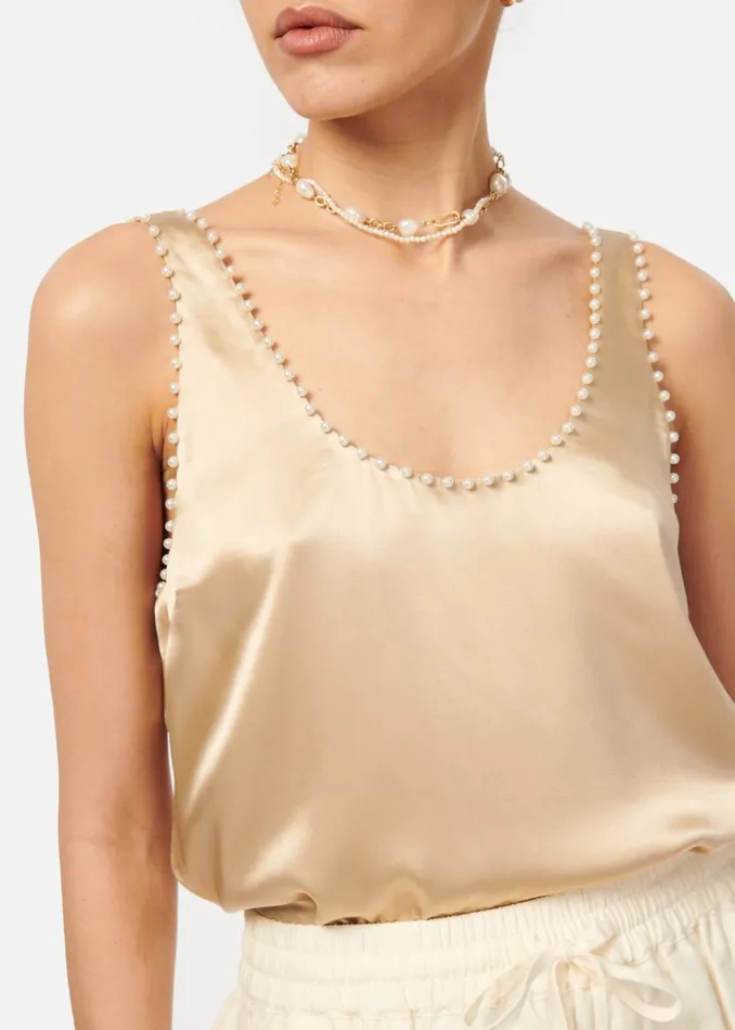 CAMI NYC Camisoles Women Lori Camisole Irish Cream