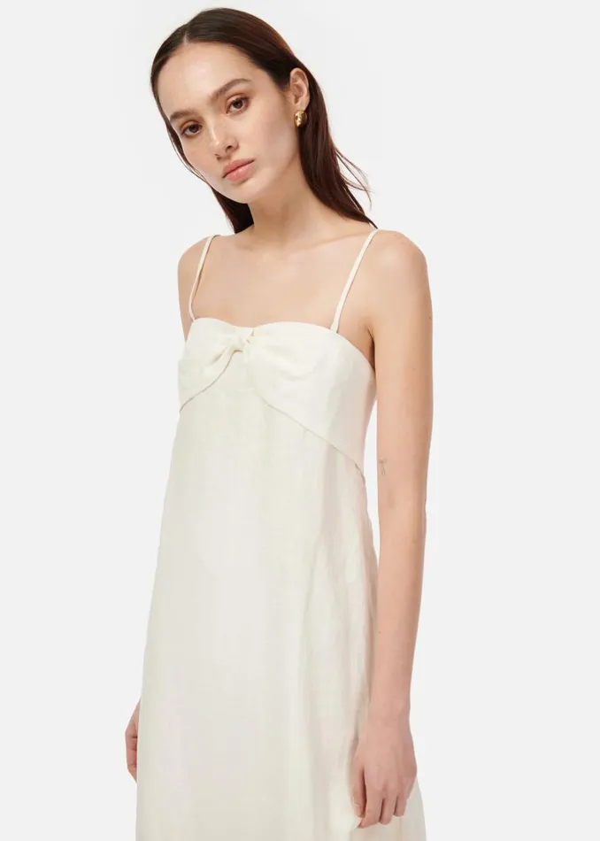 CAMI NYC Dresses Women Tilney Linen Dress Ceramic