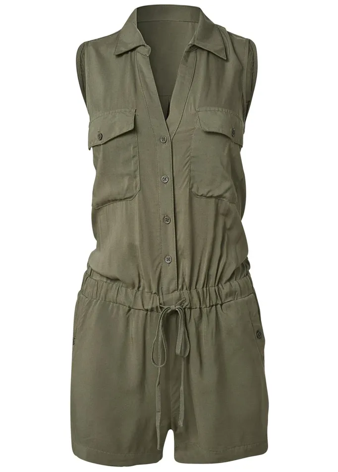 CARGO ROMPER Khaki Women VENUS Casual Jumpsuits and Rompers