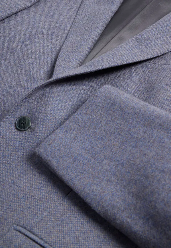 Cashmere Melange Jacket BlueGrey Blazers and Jackets Paulstuart Mens Cashmere Melange Jacket BlueGrey Blazers and Jackets Paulstuart Mens