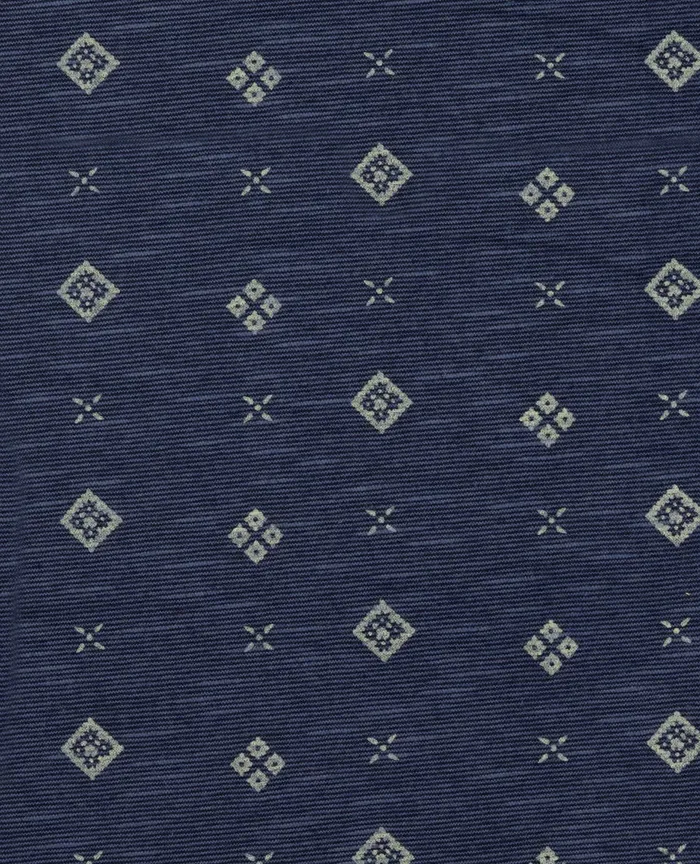 Chaka Ruffle Skirt True Navy Tile Print Women8217s Skirts and Skorts ToadandCo