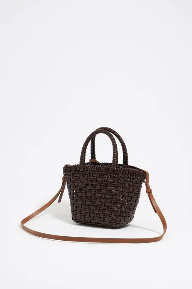 Chocolate Brown Plaited Shopper Bag Chocolate Women Bimba Y Lola Crossbody Bags Chocolate Brown Plaited Shopper Bag Chocolate Women Bimba Y Lola Crossbody Bags