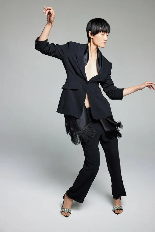 Cinq Sept Ashlee Blazer Black Women Blazers