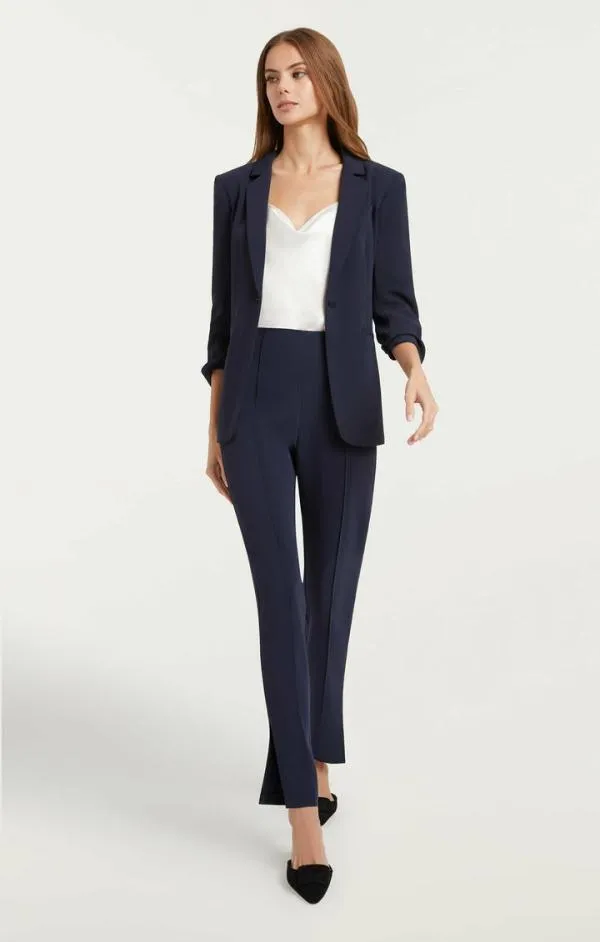 Cinq Sept Brianne Pant Navy Women Pants