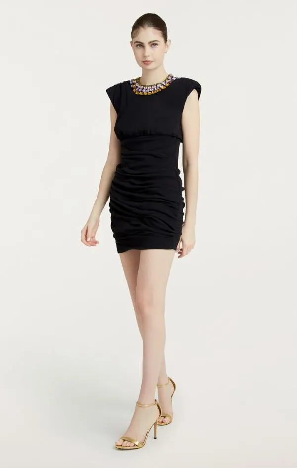 Cinq Sept Chrystelle Dress Black Women Mini