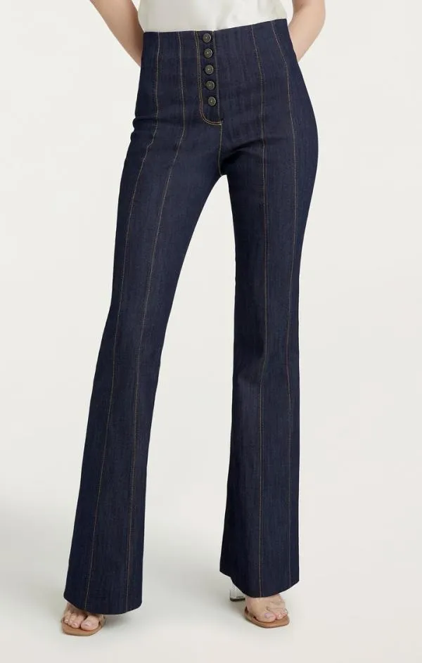 Cinq Sept Indigo Carolina Pant Indigo Women Pants