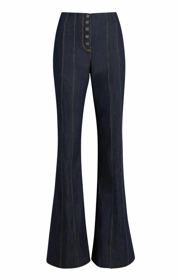 Cinq Sept Indigo Carolina Pant Indigo Women Pants