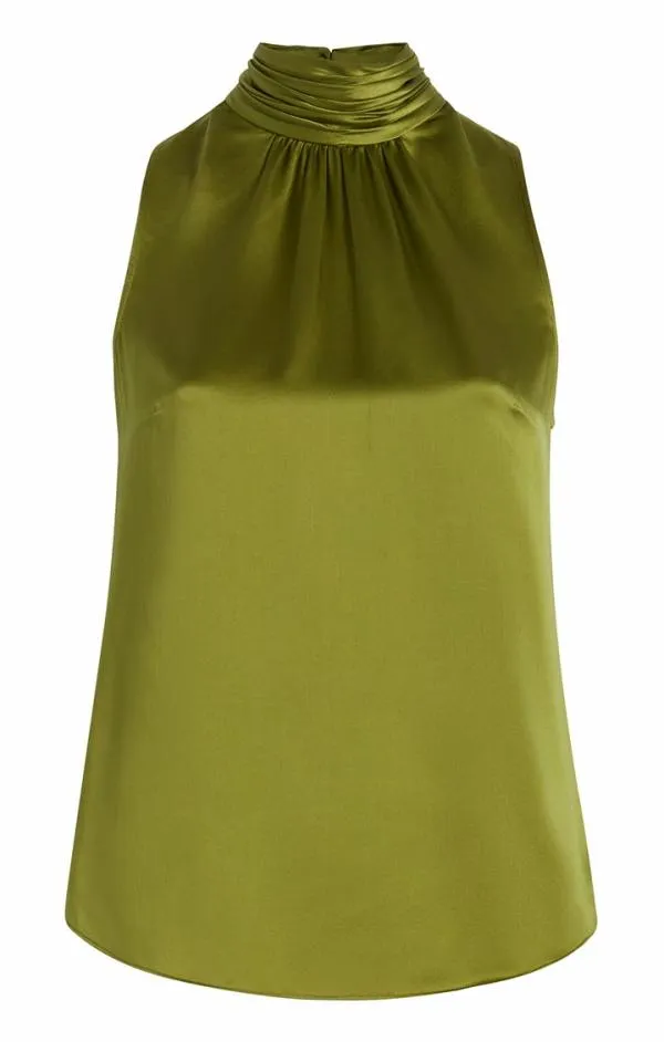 Cinq Sept Jaylee Top Moss Women Tank Tops and Camisoles