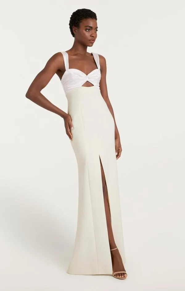 Cinq Sept Jillie Gown Ivory Women Cocktail and Evening