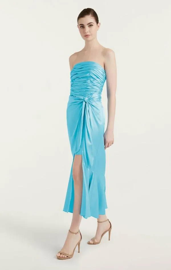 Cinq Sept Katz Dress Cyan Women Midi
