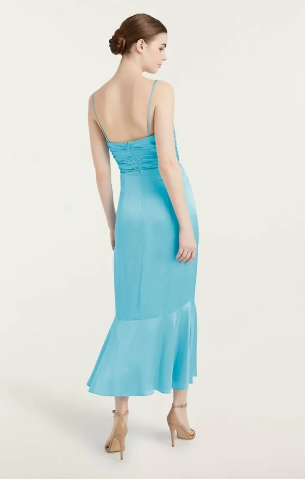 Cinq Sept Katz Dress Cyan Women Midi