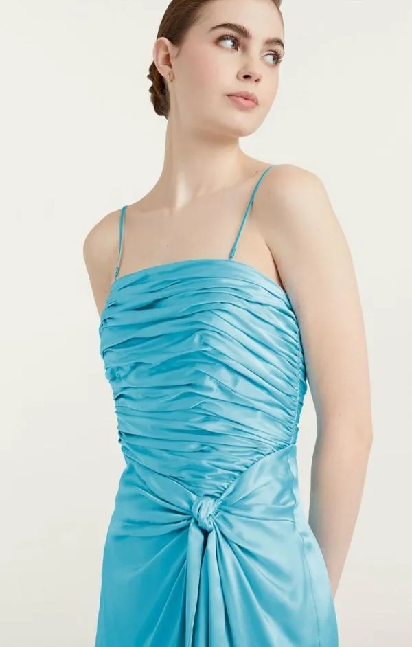 Cinq Sept Katz Dress Cyan Women Midi