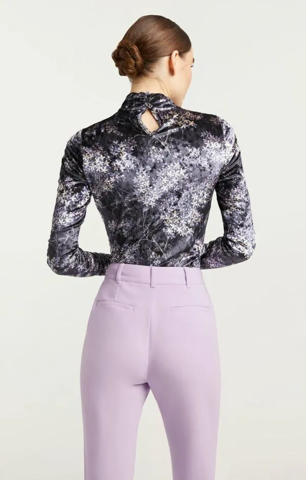 Cinq Sept Kiara Top Black Multi Women Long Sleeve Tops