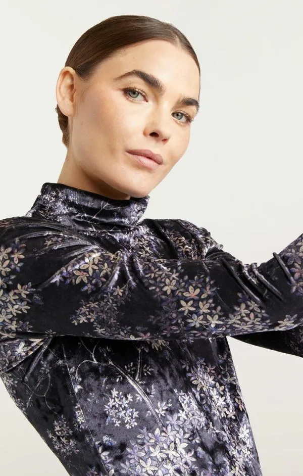 Cinq Sept Kiara Top Black Multi Women Long Sleeve Tops