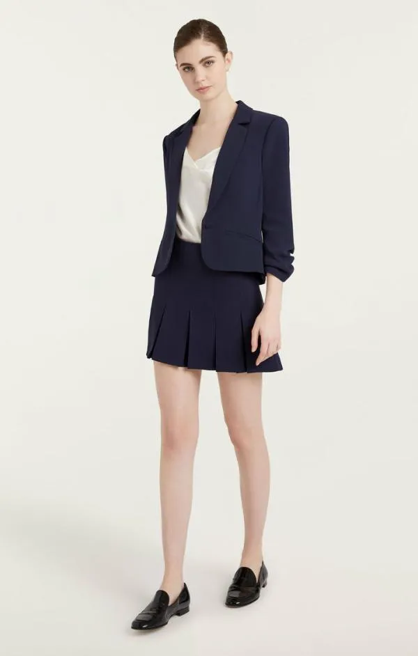 Cinq Sept Le Petit Khloe Blazer Navy Women Blazers