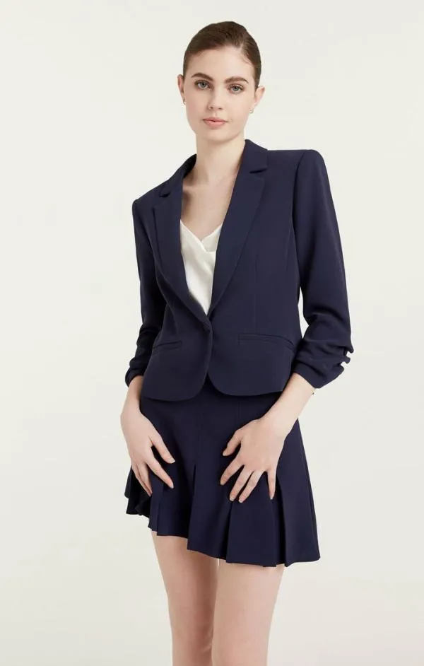 Cinq Sept Le Petit Khloe Blazer Navy Women Blazers