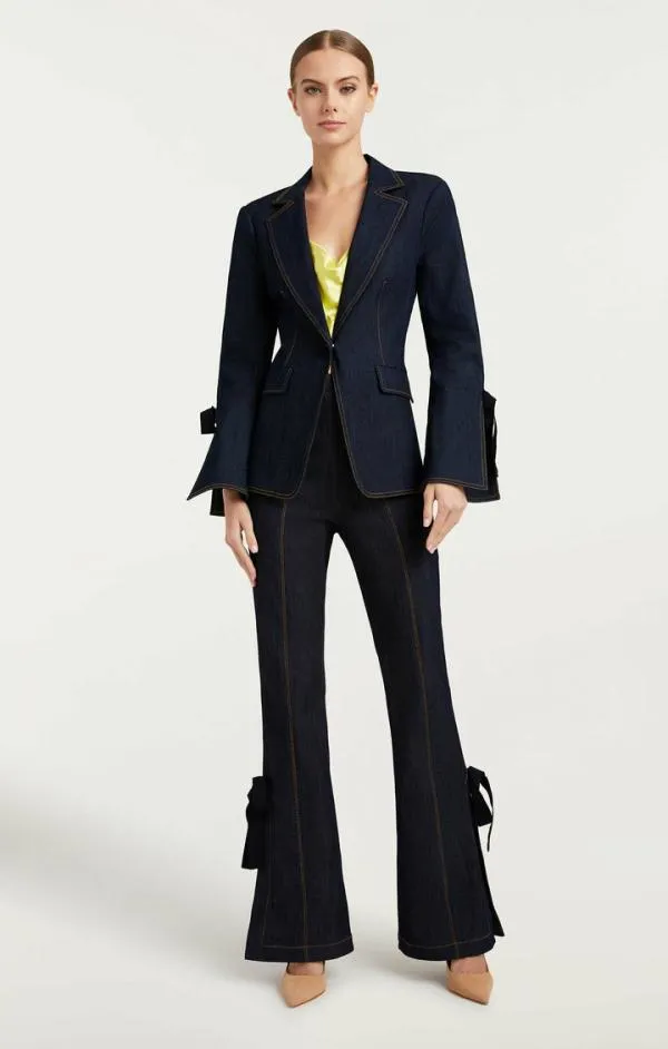 Cinq Sept Lou Blazer Indigo Women Blazers