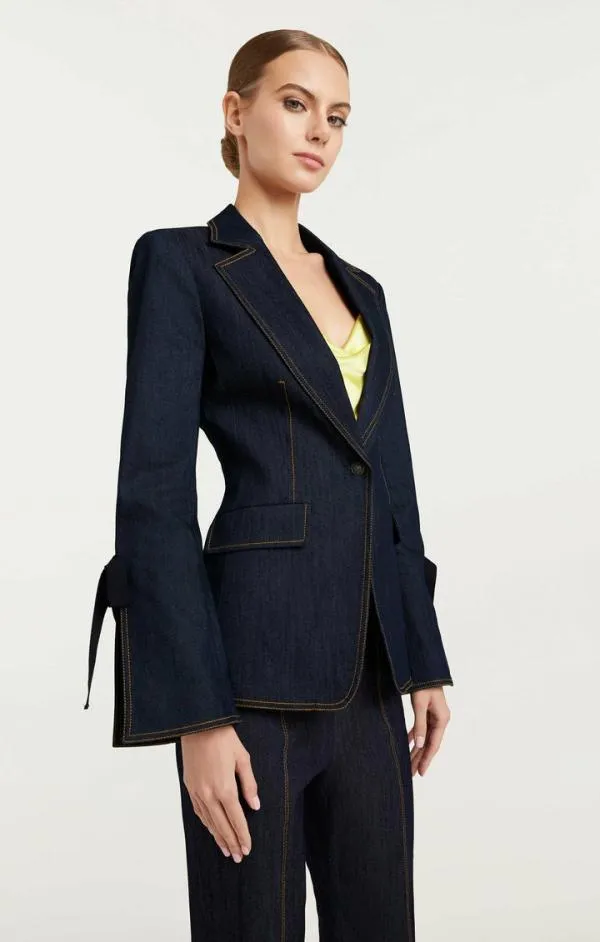 Cinq Sept Lou Blazer Indigo Women Blazers