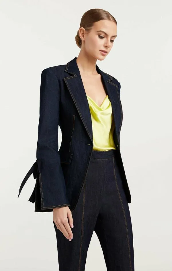 Cinq Sept Lou Blazer Indigo Women Blazers