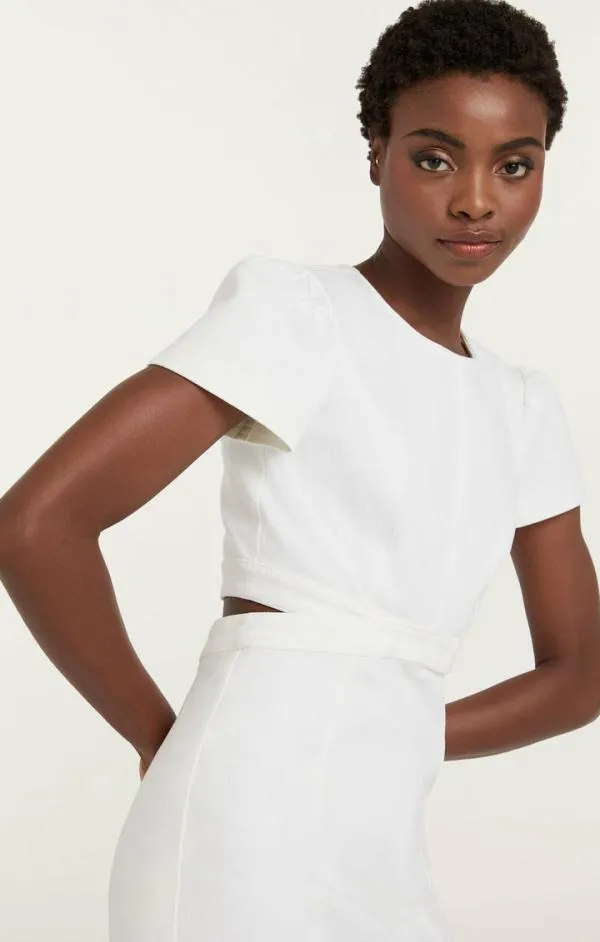 Cinq Sept Maddy Dress White Women Mini