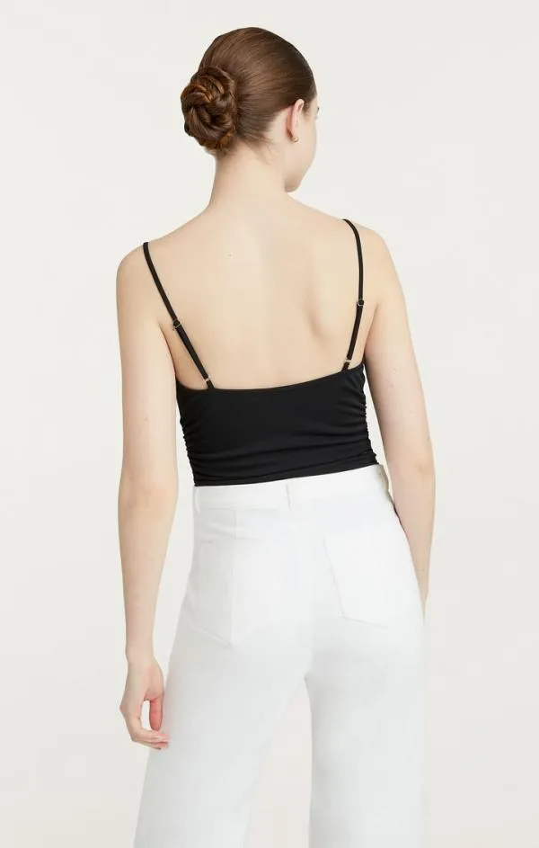 Cinq Sept Marta Bodysuit Black Women Tank Tops and Camisoles