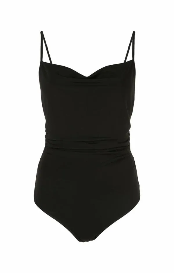 Cinq Sept Marta Bodysuit Black Women Tank Tops and Camisoles