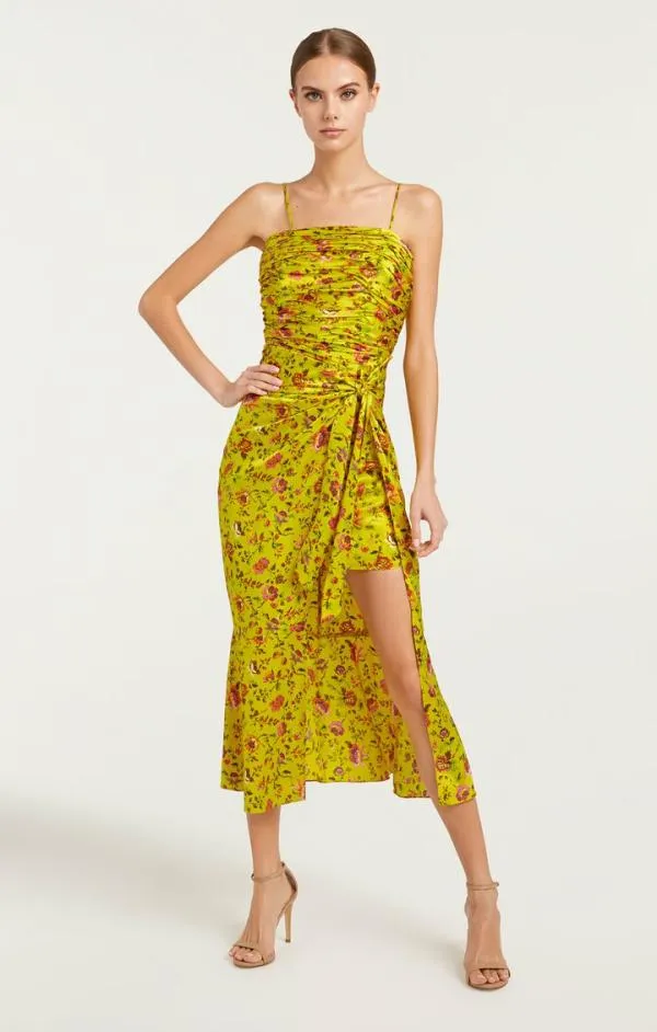 Cinq Sept Mini Provence Katz Dress Pomelo Multi Women Midi