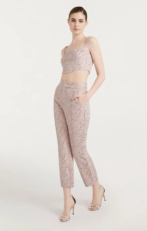 Cinq Sept Porter Pant Pale Rose Multi Women Pants