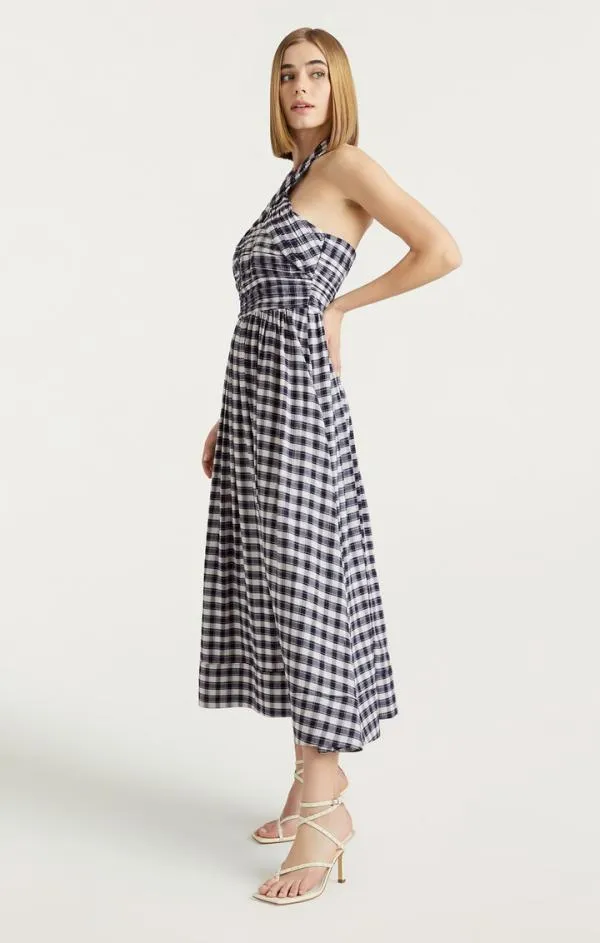 Cinq Sept Taylen Dress Navywhite Women Midi