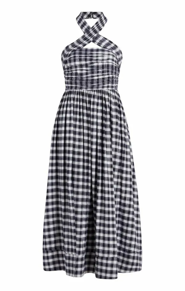 Cinq Sept Taylen Dress Navywhite Women Midi