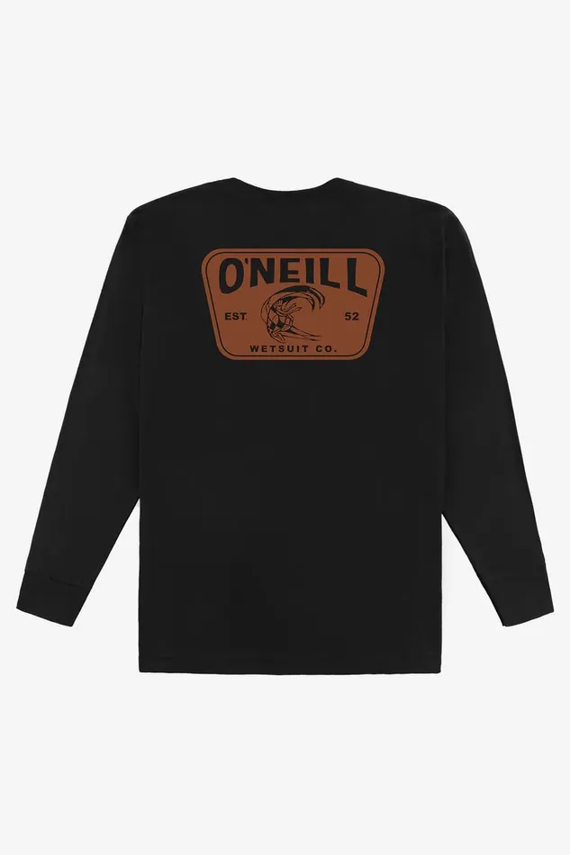CLEAN STANDARD FIT LONG SLEEVE TEE Black Men O039NEILL Featured