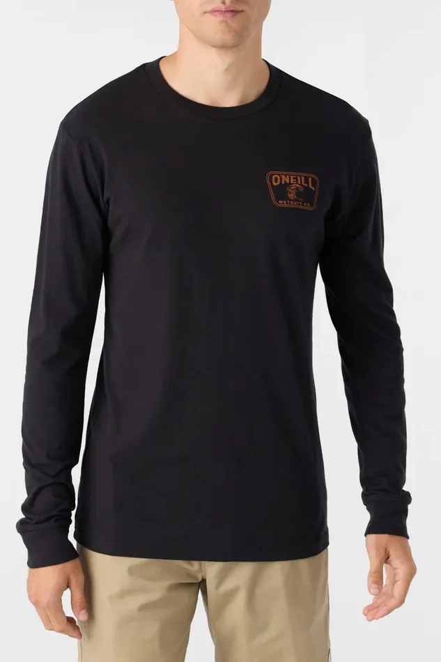 CLEAN STANDARD FIT LONG SLEEVE TEE Black Men O039NEILL Featured