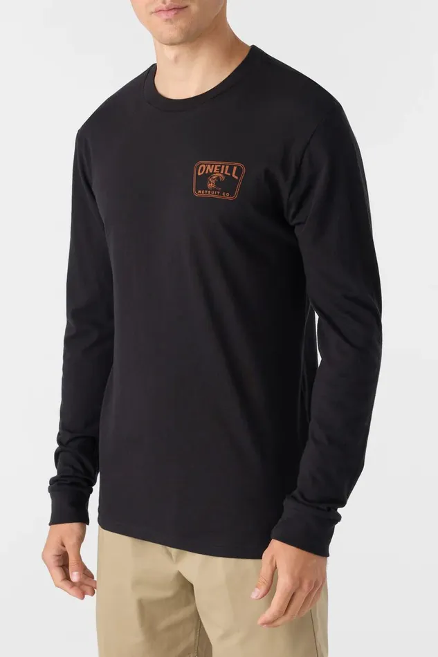 CLEAN STANDARD FIT LONG SLEEVE TEE Black Men O039NEILL Featured