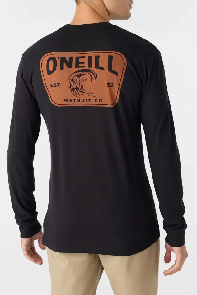 CLEAN STANDARD FIT LONG SLEEVE TEE Black Men O039NEILL Featured