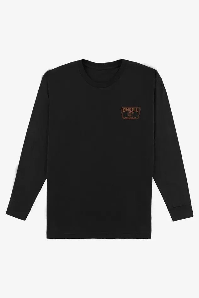 CLEAN STANDARD FIT LONG SLEEVE TEE Black Men O039NEILL Featured