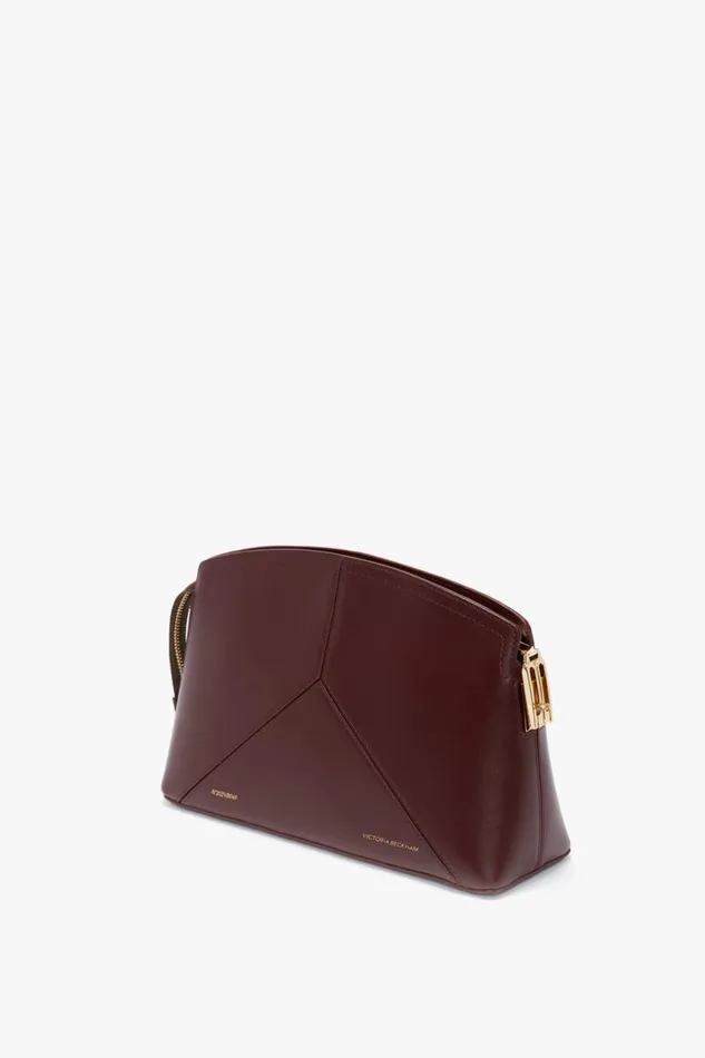 Clutches Women Victoria Beckham Victoria Clutch Bag In Burgundy Leather
